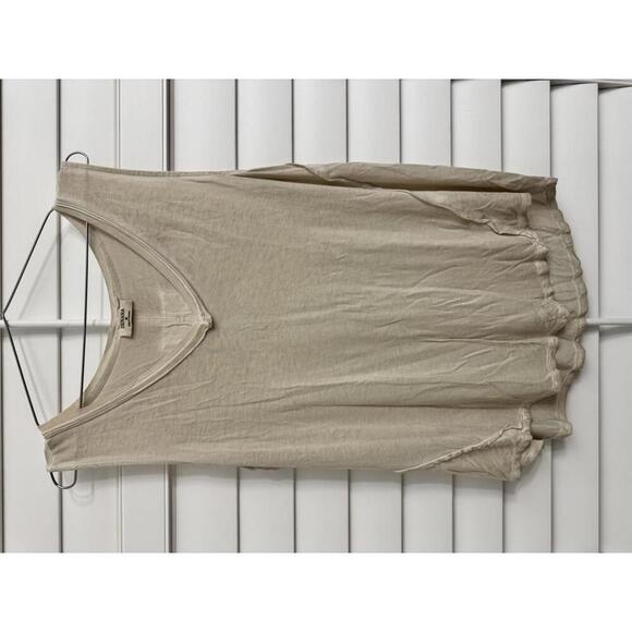 Zenana bone colored oversized tank top size M - Picture 2 of 4